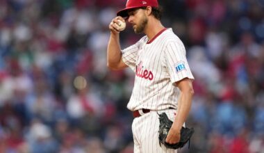 Phillies place Aaron Nola on IL; Mick Abel to make MLB debut Sunday vs. Paul Skenes, Pirates