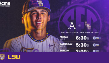 Start of LSU-Arkansas Game Friday Night Delayed by Inclement Weather – LSU