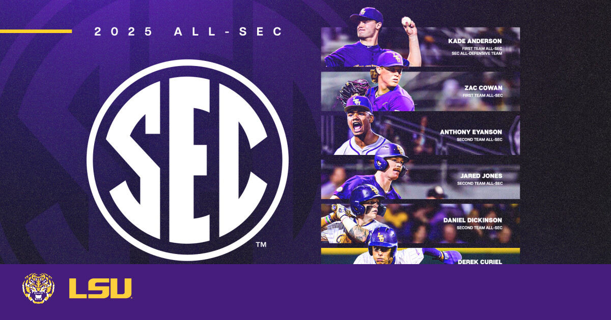 Tigers Earn All-SEC Baseball Recognition – LSU