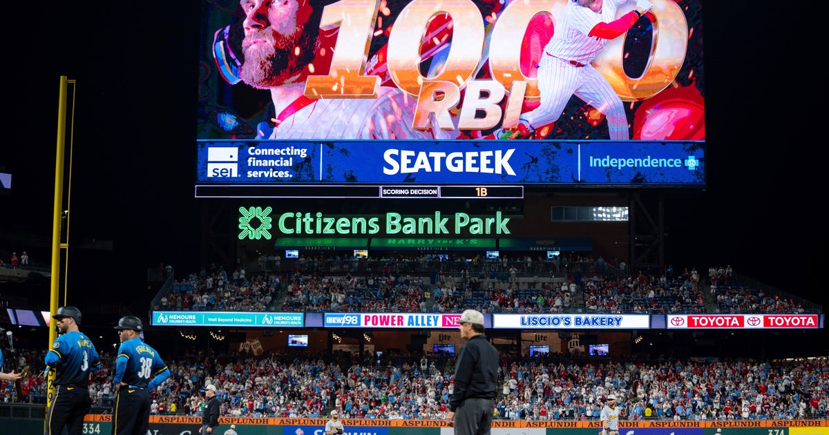 Bryce Harper reaches 1,000 RBIs in the Philadelphia Phillies' 8-4 victory over the Pittsburgh Pirates