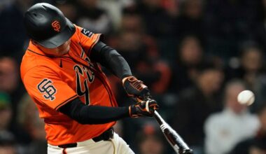 Wilmer Flores homers three times in new-look Giants-A's rivalry