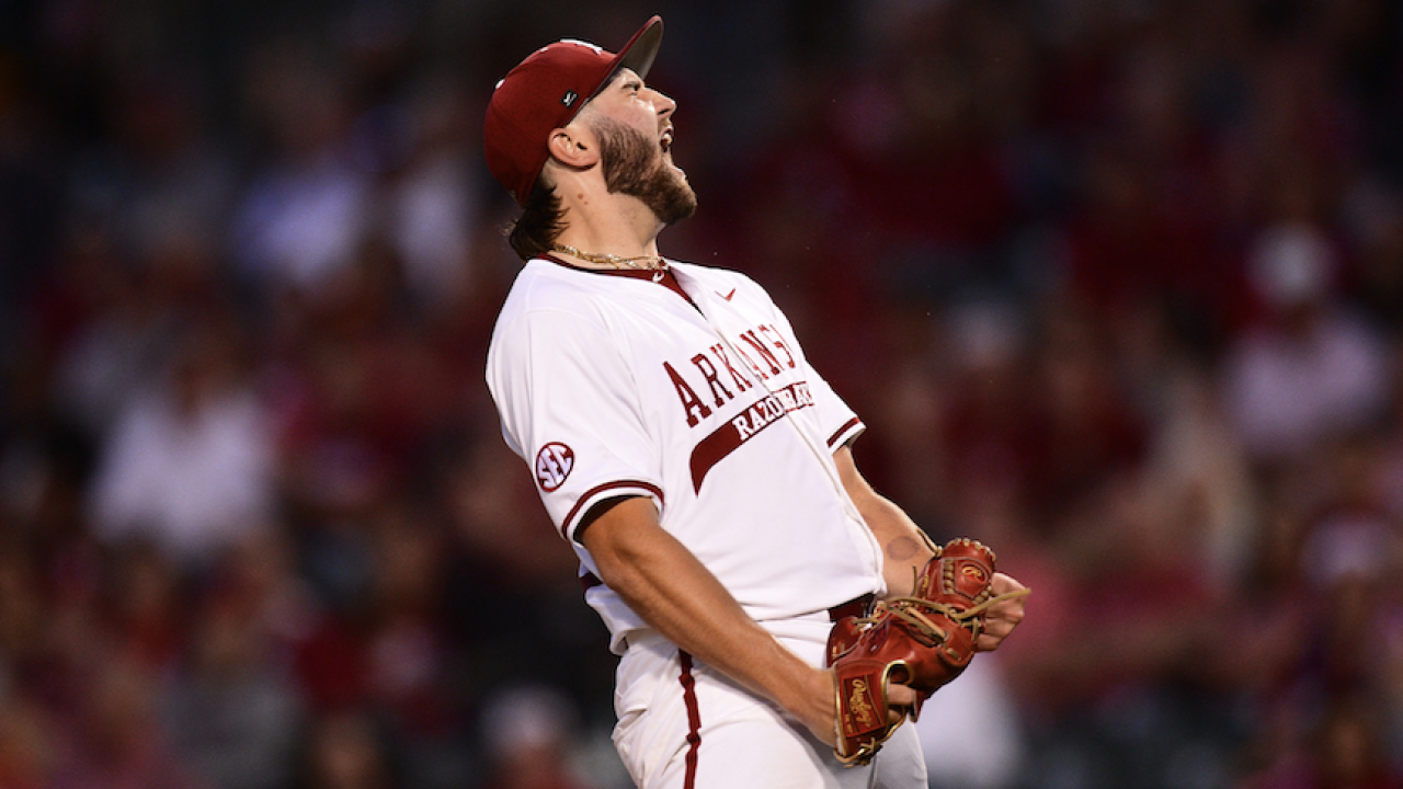 No. 11 Arkansas sweeps No. 1 Texas in career-high weekend