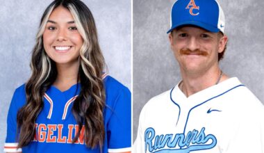 Angelina College Softball And Baseball Earn Postseason Honors