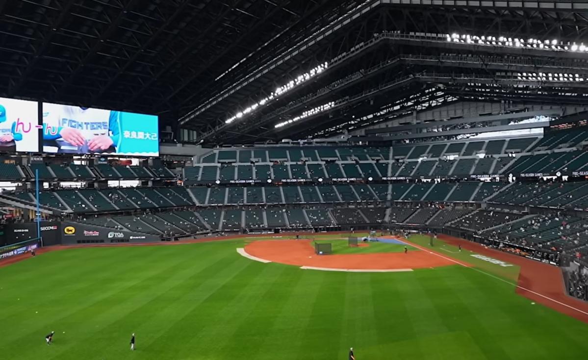 How A Japanese Baseball Stadium Copied Texas Rangers' Field