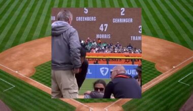 Injured Tigers Groundskeeper Flips Off Camera