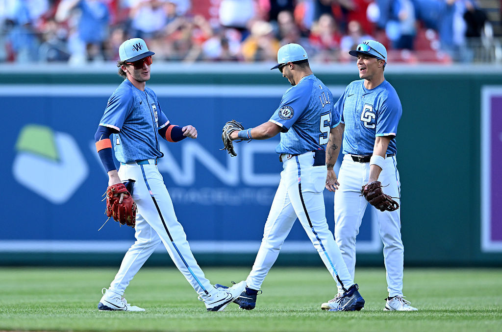Nats outfield not missing a step with young, athletic prospects