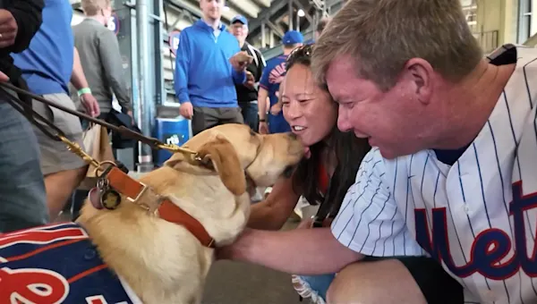 Centerport couple training NY Mets guide dog