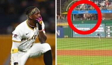 MLB fan in critical condition after falling onto playing field in scary scene