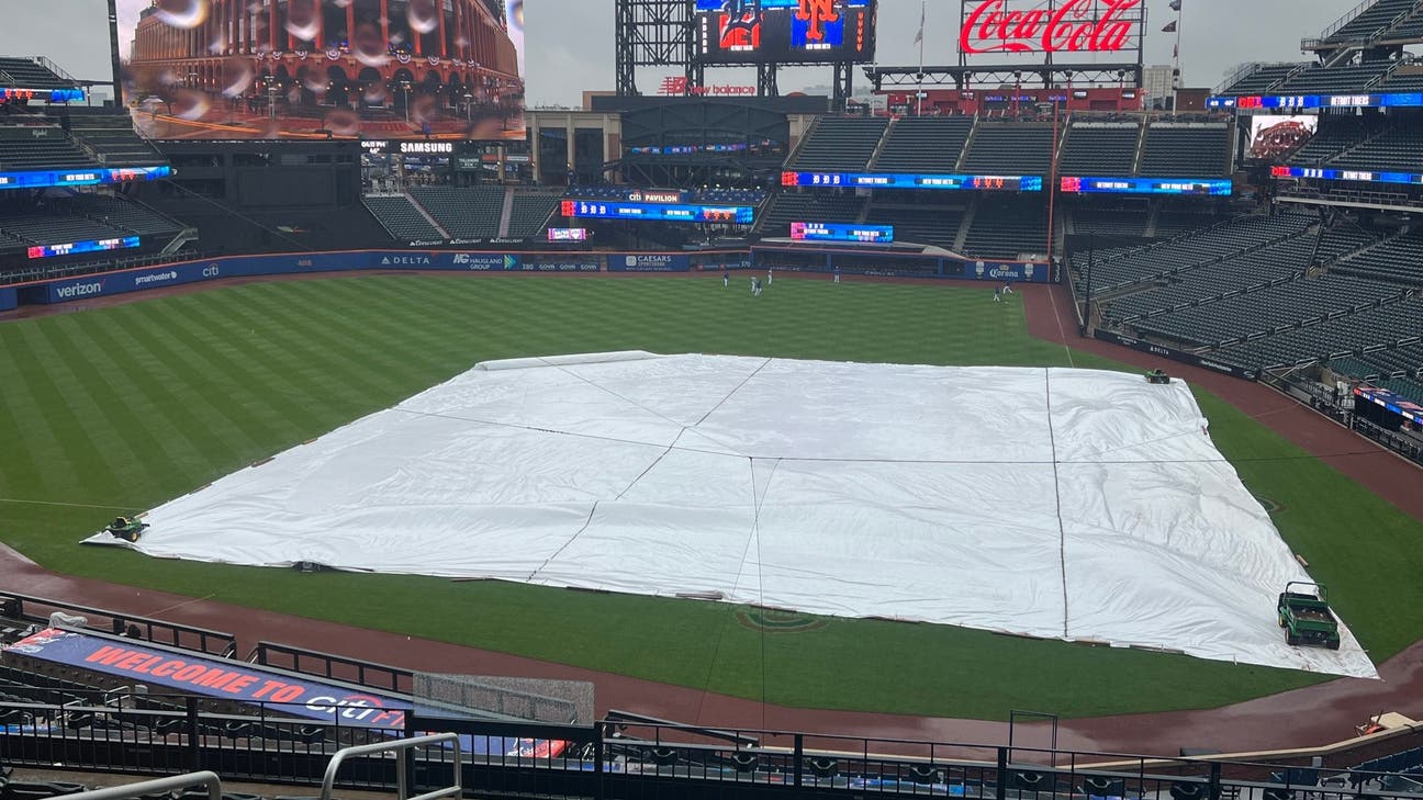 Friday's Mets-Dodgers game currently in a rain delay - SNY