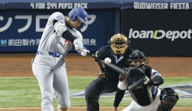 Ohtani hits two-run homer in Dodgers' win in Miami