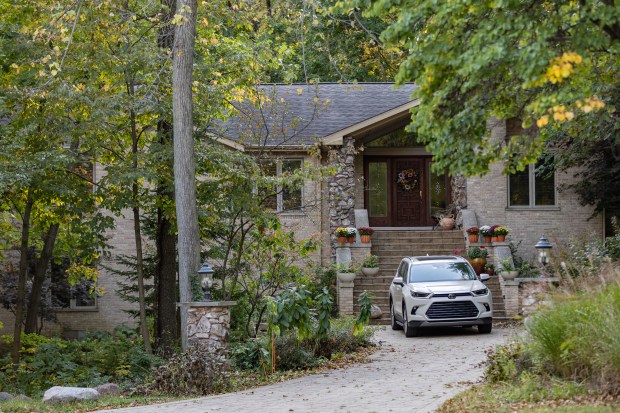 White Sox great Carlton Fisk once owned this home in New Lenox, Oct. 10, 2024. (Troy Stolt/for the Chicago Tribune)
