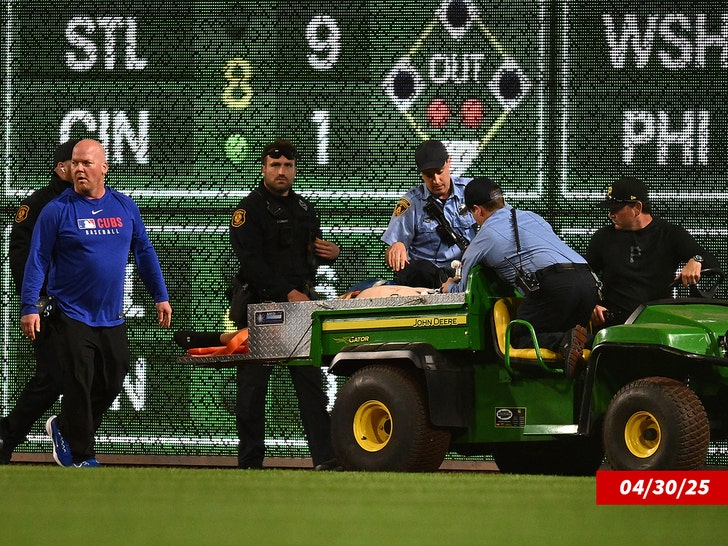 mlb pirates fan carted off field getty 1