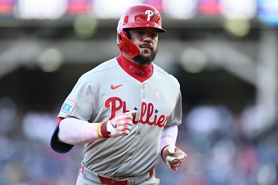 Philadelphia Phillies designated hitter Kyle SchwarberKen Blaze-Imagn Images
