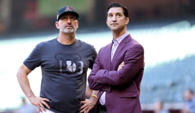 Diamondbacks manager Torey Lovullo and general manager Mike Hazen...