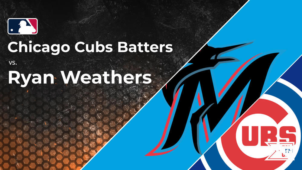 Cubs vs. Ryan Weathers and the Marlins: Batter vs. Pitcher Stats and Odds | May 14