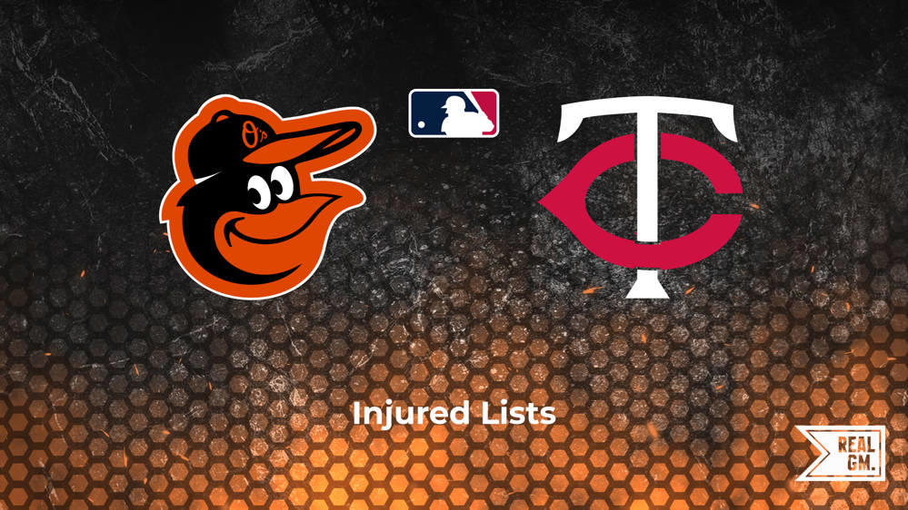 Injured List Update: Orioles vs. Twins Series - May 13-15