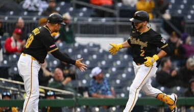 Yelich homers twice and the Brewers hold off the Pirates 8-5 after a long rain delay