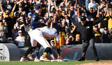 Pirates beat Brewers on Cruz's late RBI triple