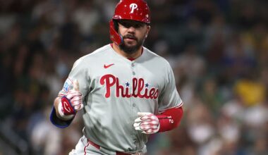 Schwarber hits 18th homer, go-ahead double as Phillies win 9th in row