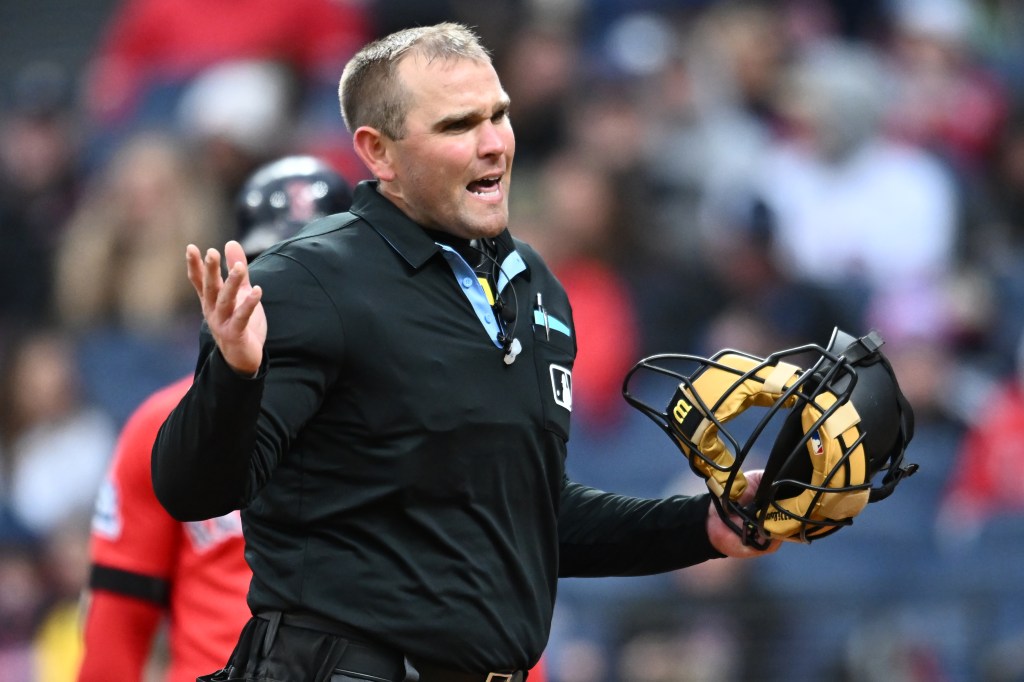 With the new rule change, Brock Ballou and MLB's home-plate umpires are being judged differently this season for their calls.