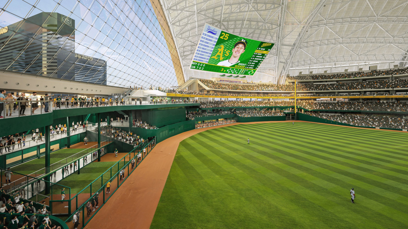 Renderings for Athletics stadium in Las Vegas