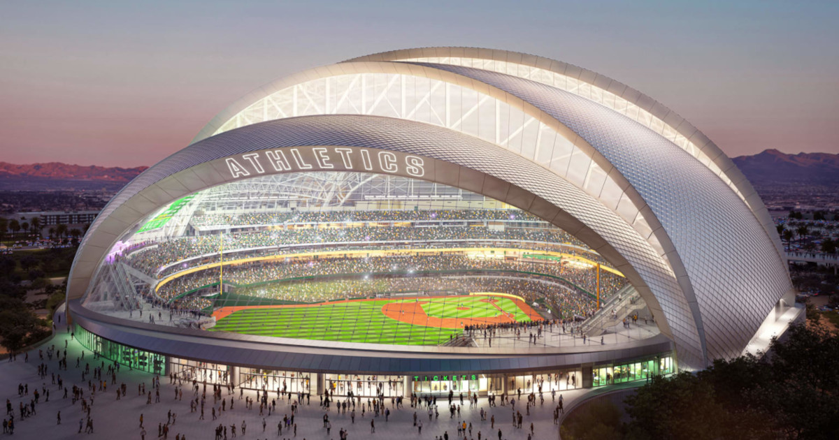 BIG Shares Renderings of the New Athletics in Las Vegas