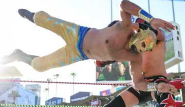 Los Angeles Dodgers Host On-Field Wrestling Matches For Mexican Heritage Night