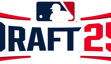 MLB Draft Logo Primary Logo (2025) - The 2025 MLB Draft logo features a new design for the event for the first time in four years.