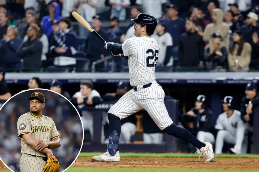 Yankees explode for 10-run inning in rout of Padres