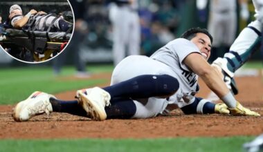 Oswaldo Cabrera's uplifting Yankees promise after undergoing surgery for gruesome broken ankle