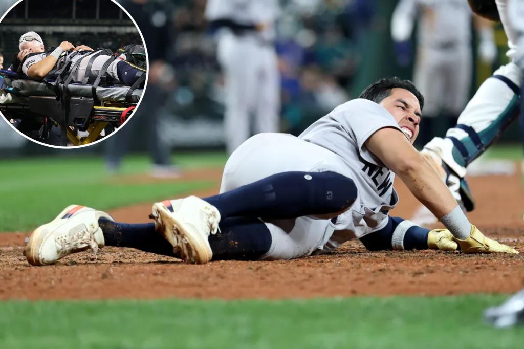 Oswaldo Cabrera's uplifting Yankees promise after undergoing surgery for gruesome broken ankle