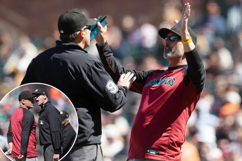 Diamondbacks manager Torey Lovullo flips script on umpires in wild ejection meltdown