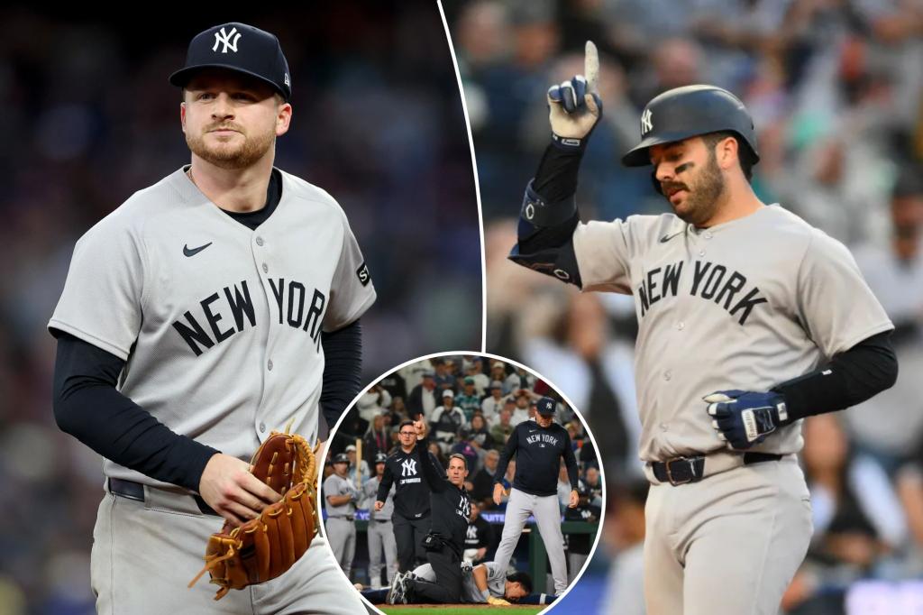 Yankees' win over Mariners overshadowed by Oswaldo Cabrera injury