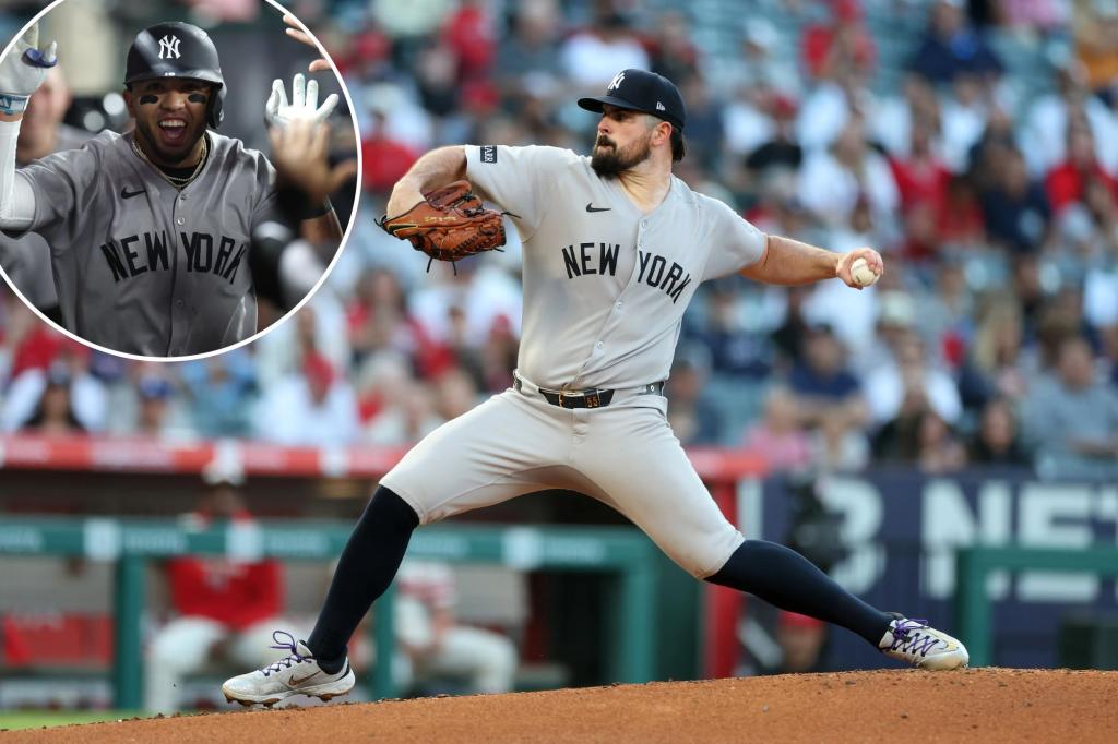Carlos Rodon's seven-inning gem propels Yankees past Angels