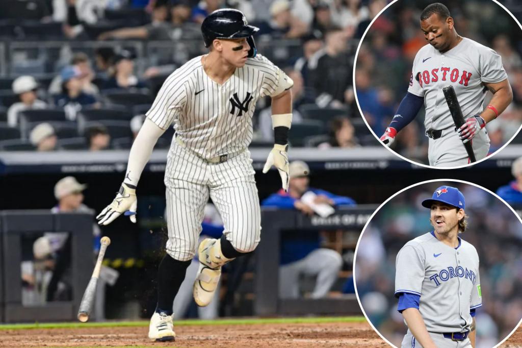 Woeful AL East appears to have long way to go to pose a challenge to Yankees