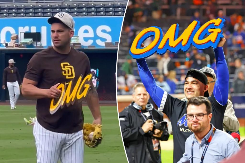 Padres 'OMG' sign emerges after Jose Iglesias said it 'belongs' to Mets