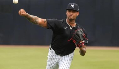 Yankees' Luis Gil back on mound for first time since suffering lat strain