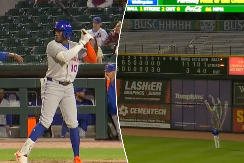 Ronny Mauricio hits massive homer in quest to return to Mets