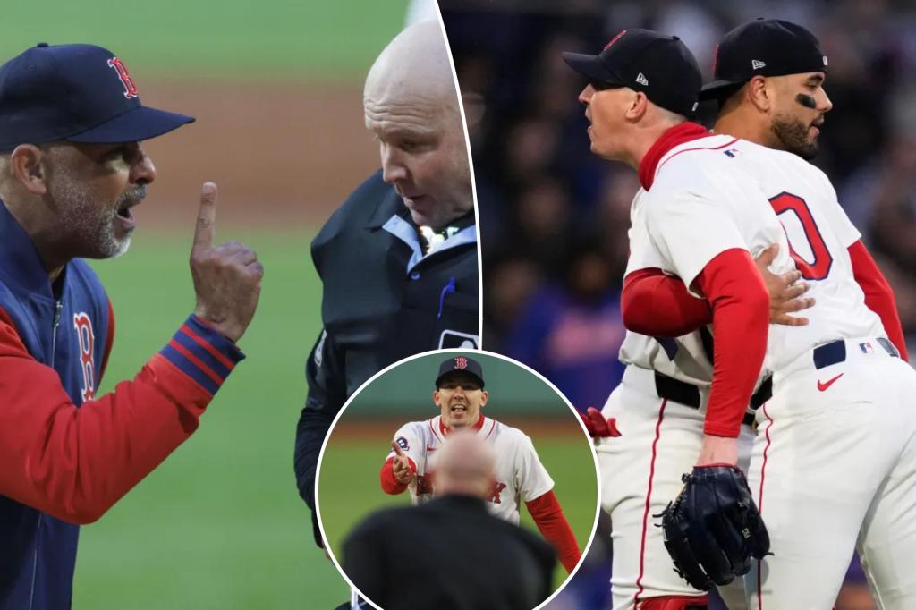 Red Sox's Walker Buehler, Alex Cora ejected after fiery argument vs. Mets
