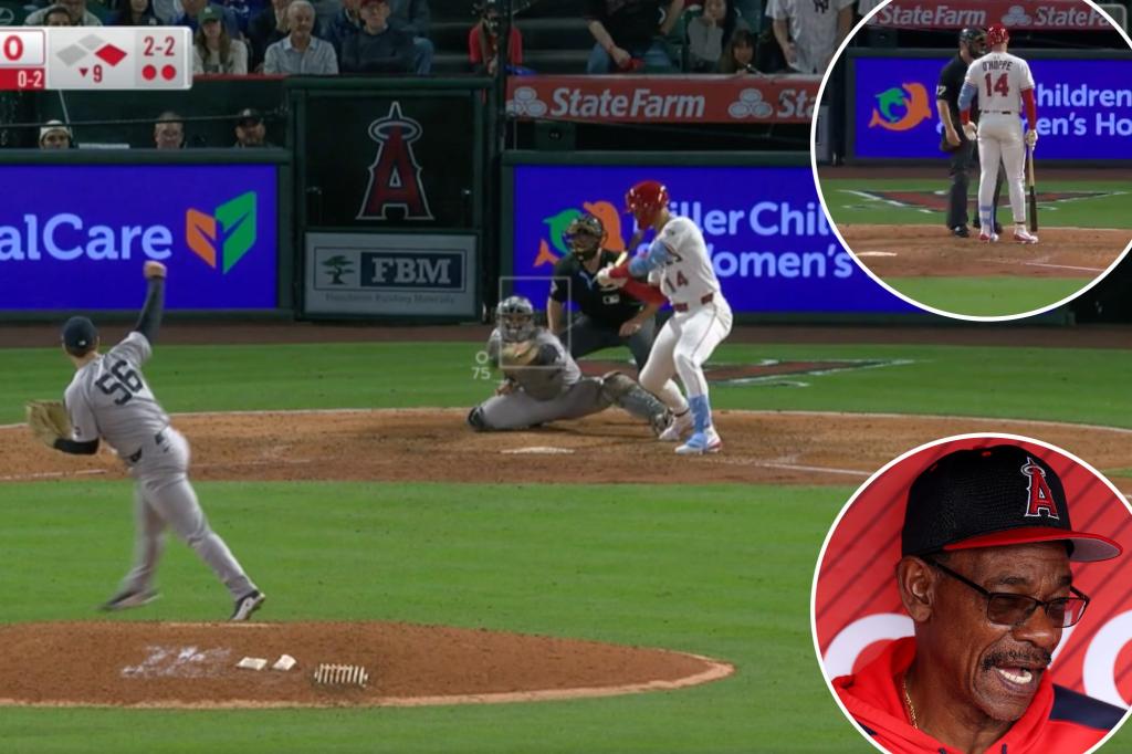 Angels' Ron Washington rips 'bad' strike call as Yankees escape with win