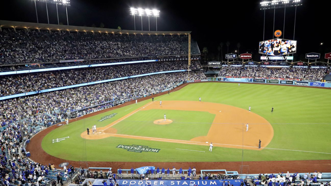 Dodgers place protective netting after concrete slab hits fan