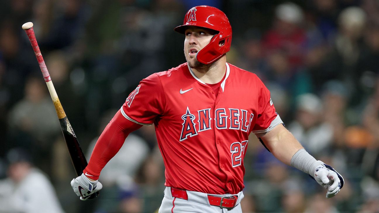 Angels' Mike Trout inching closer to return from bone bruise