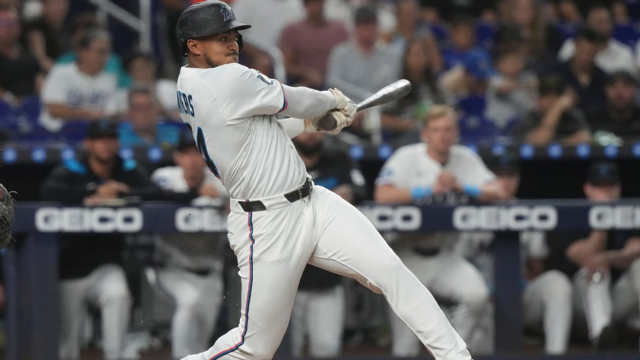 Marlins place OF Dane Myers on IL with oblique strain