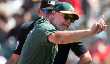 Mark Kotsay, Miguel Andujar ejected in Athletics' victory