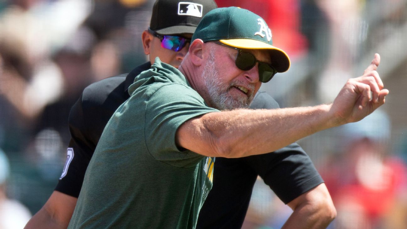 Mark Kotsay, Miguel Andujar ejected in Athletics' victory