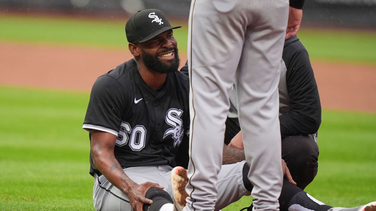 White Sox reliever Miguel Castro injures knee in ninth inning