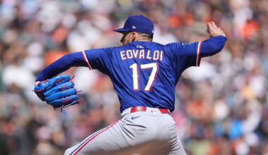 Eovaldi limits Detroit to two hits in seven shutout innings as Rangers top Tigers, 6-1