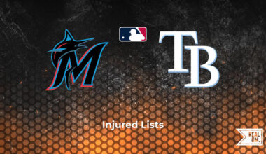 Injured List Update: Marlins vs. Rays Series - May 16-18