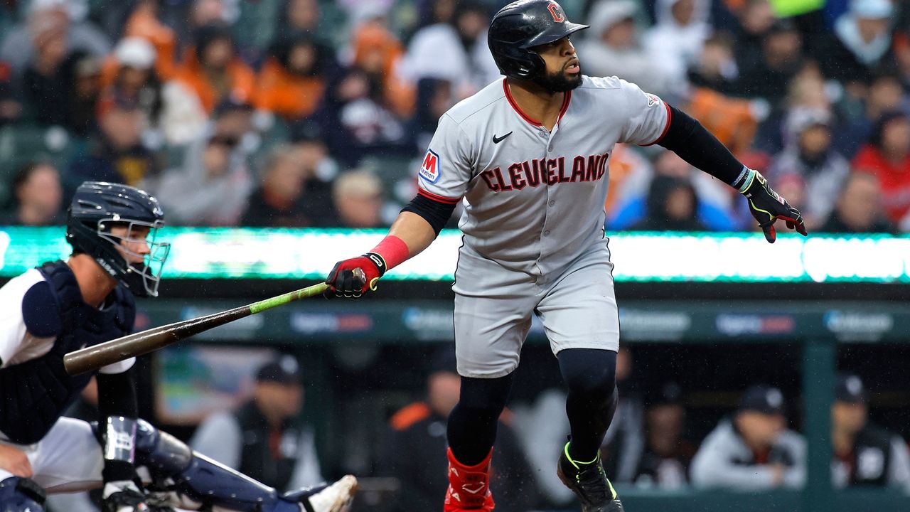 Minnesota Twins pitcher Joe Ryan throws to the Cleveland Guardians during the fourth inning of a baseball game that was suspended Monday because of rain and resumed, Wednesday, May 21, 2025, in Minneapolis.