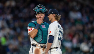 Seattle Mariners Bryce Miller Cal Raleigh...